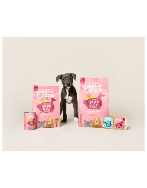 Edgard&Cooper Free-Run Duck Puppy Eend&Kip&Banaan - Hondenvoer