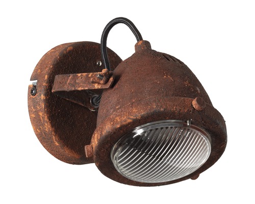 LED wandspot 4W 350 lm 3000 KB 11 cm roestkleurig