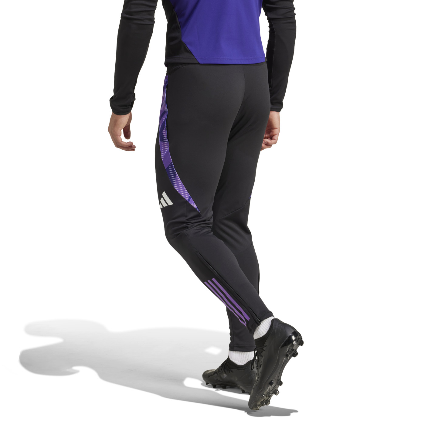 Adidas Duitsland Trainingsbroek 2024-2026 Zwart Paars Wit