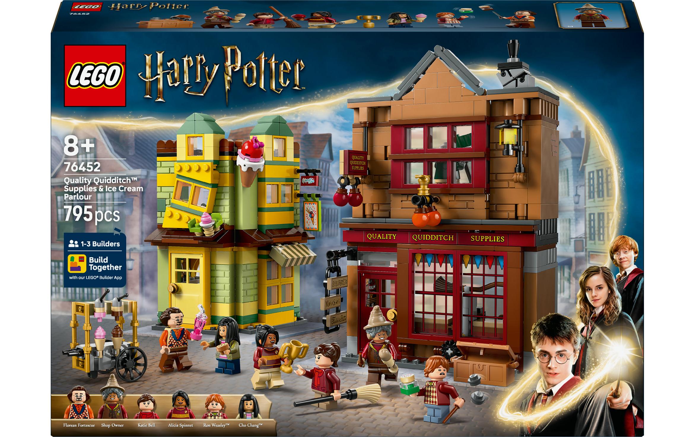 Harry Potter Quidditch & Fortescues Eissalon 76452Spielset mit Läden aus der Winkelgasse