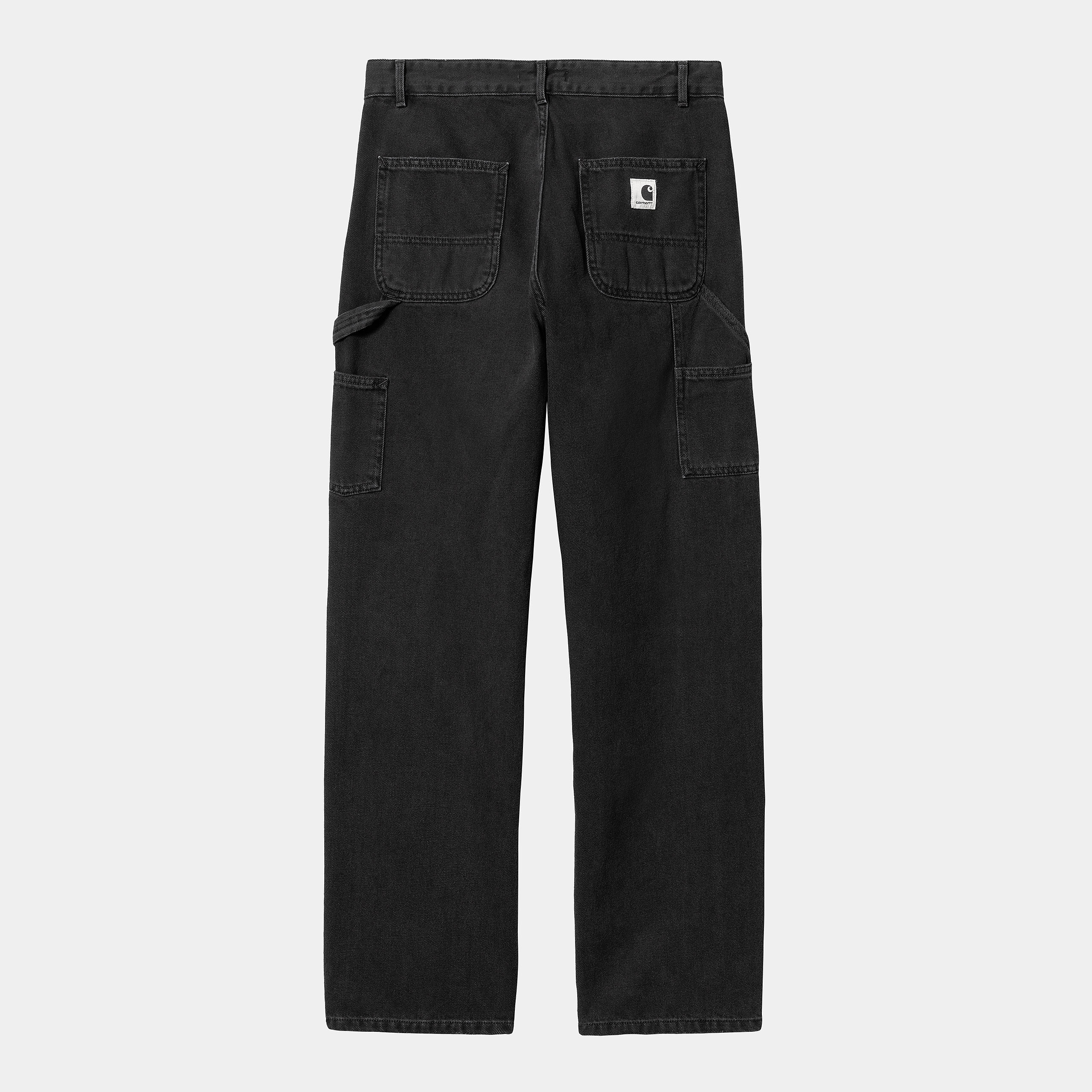 Carhartt WIP W' Pierce Pant Straight Black Stone Washed