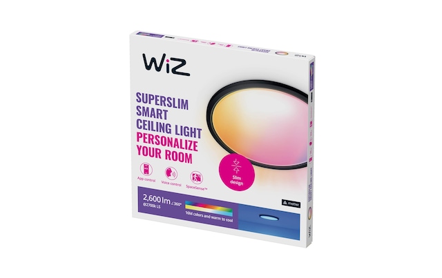 WiZ LED Deckenleuchte »SuperSlim 22W« Farbwechsler