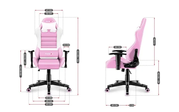 Huzaro Ranger 6.0, Universal gamingstol, 130 kg, Spand (vugge) sæde, Polstret ryglæn, 100 cm, 160 cm