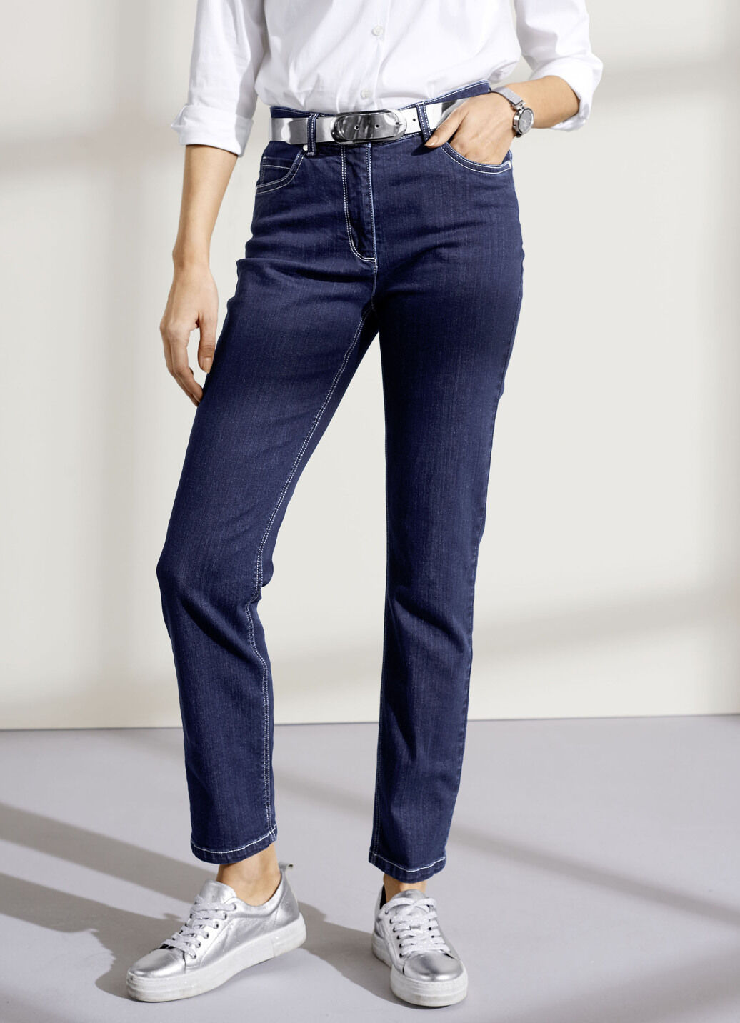 Jeans in klassischer 5-Pocket-Form