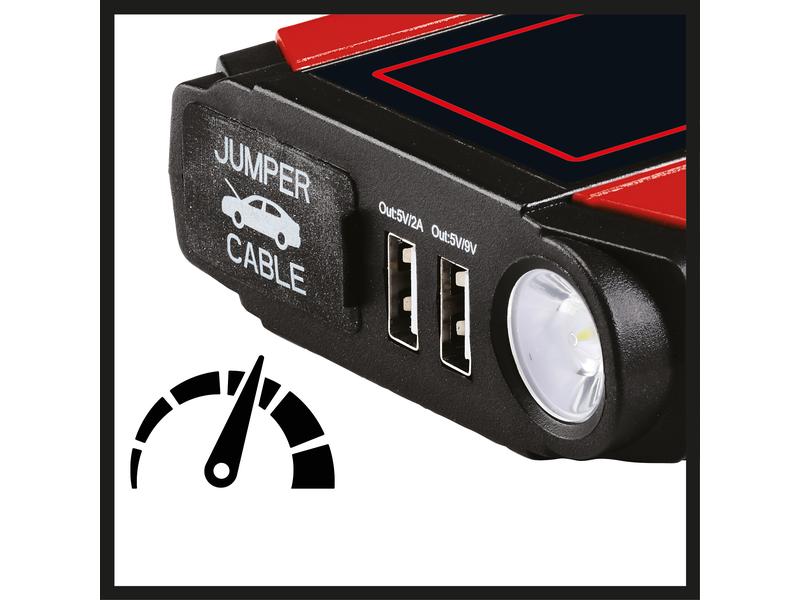 Einhell Automotive Starterbatterie mit Ladefunktion CE-JS 1 Booster