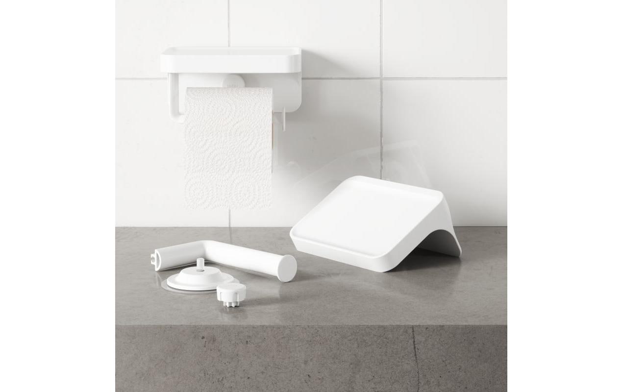 Toilettenpapierhalter Flex Adhesive WeissWC-Papier Halter