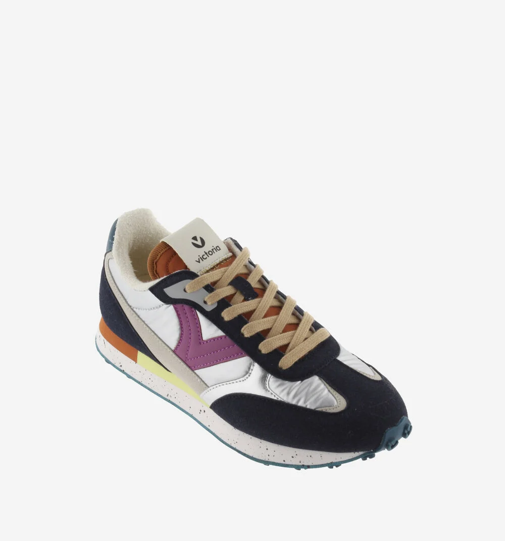 GALAXIA NYLON MÉTAL MULTICOLORE Baskets métallisées pour femmes MARINO