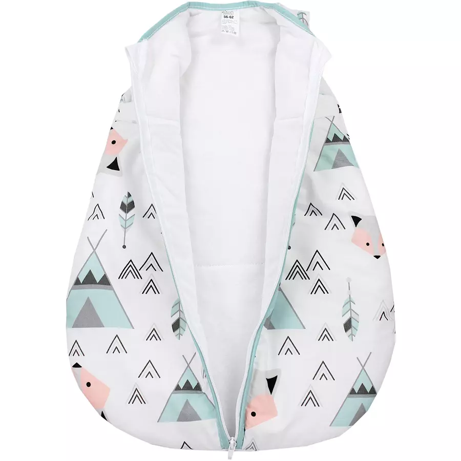 TupTam Baby Ganzjahres Schlafsack Ärmellos Wattiert mint