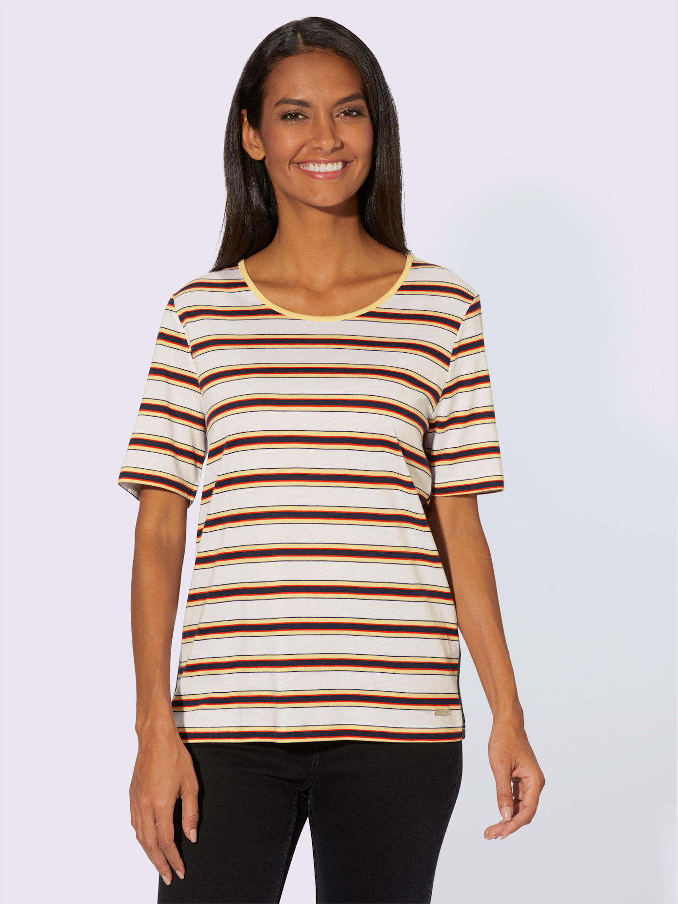 T-shirt à rayures 50% coton