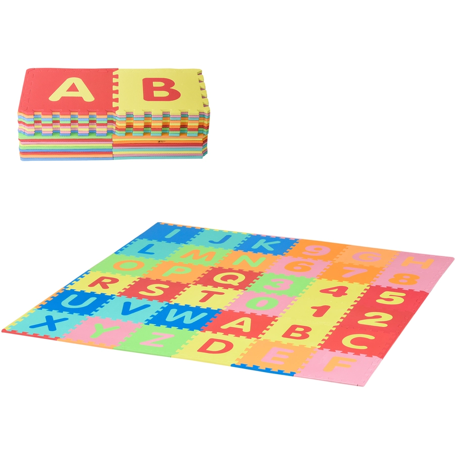 HOMCOM Puzzlematte Mehrfarbig