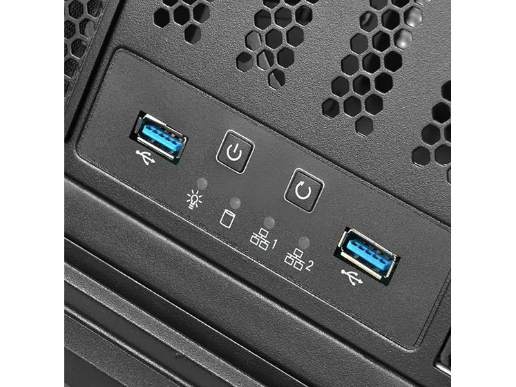 SilverStone RM400 - Rack-monterbar 4U - SSI CEB - ingen strømforsyning (ATX / PS/2) - USB