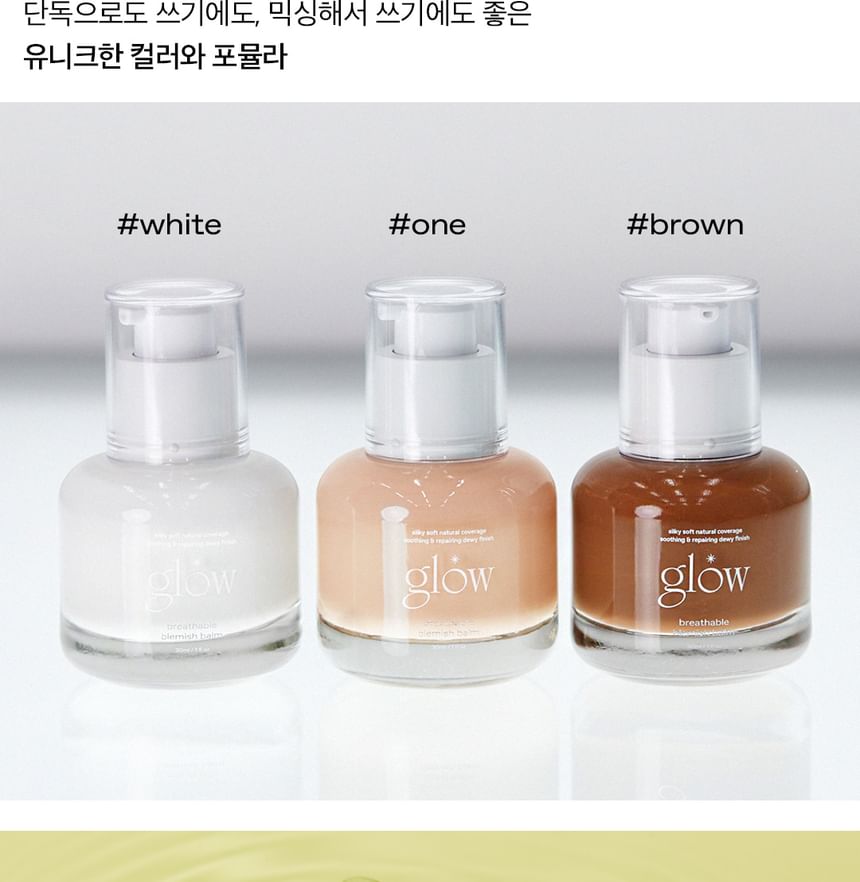 Glow - Ademende Blemish Balm - 3 Kleuren