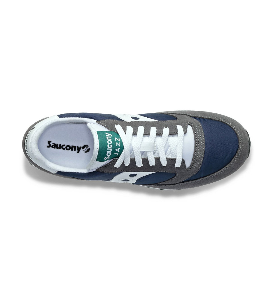 Tênis Saucony Jazz Original em couro, azul marinho