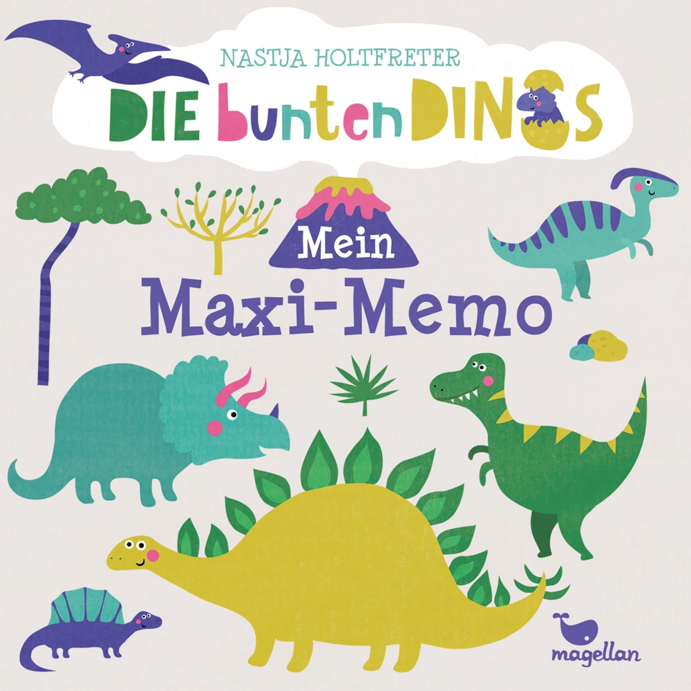 Die bunten Dinos – Mein Maxi-Memo