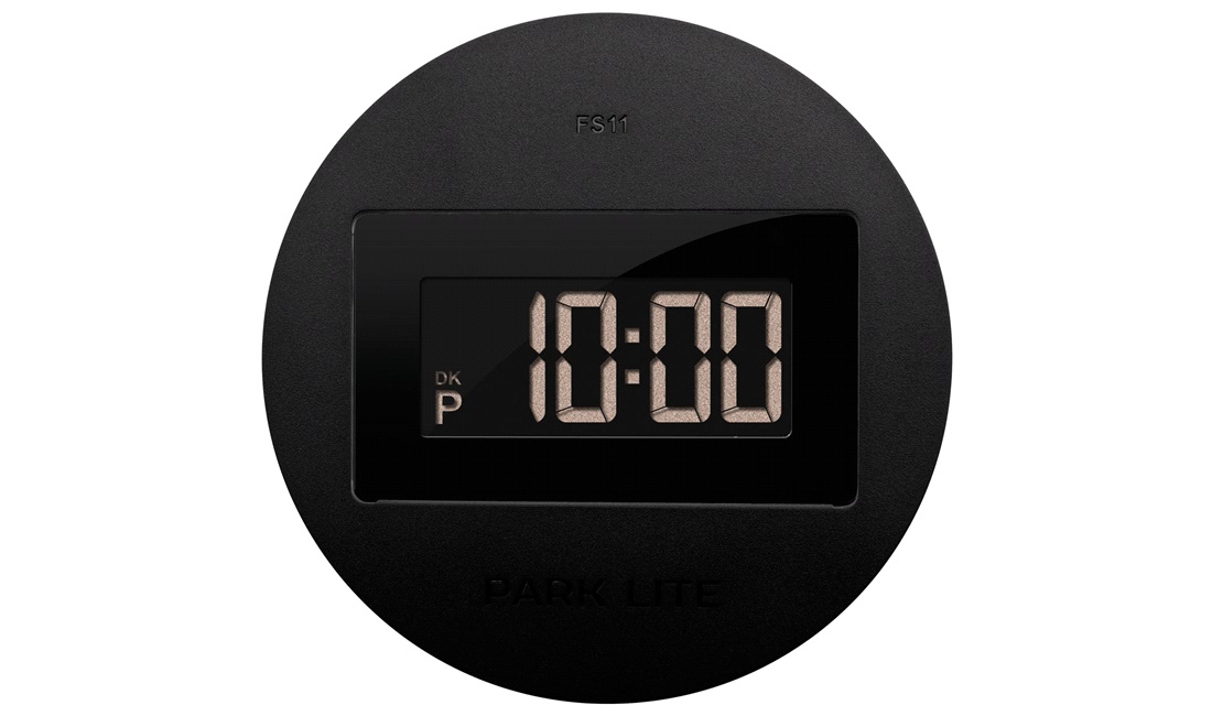 Elektronisk P-skive PARK LITE Rund front