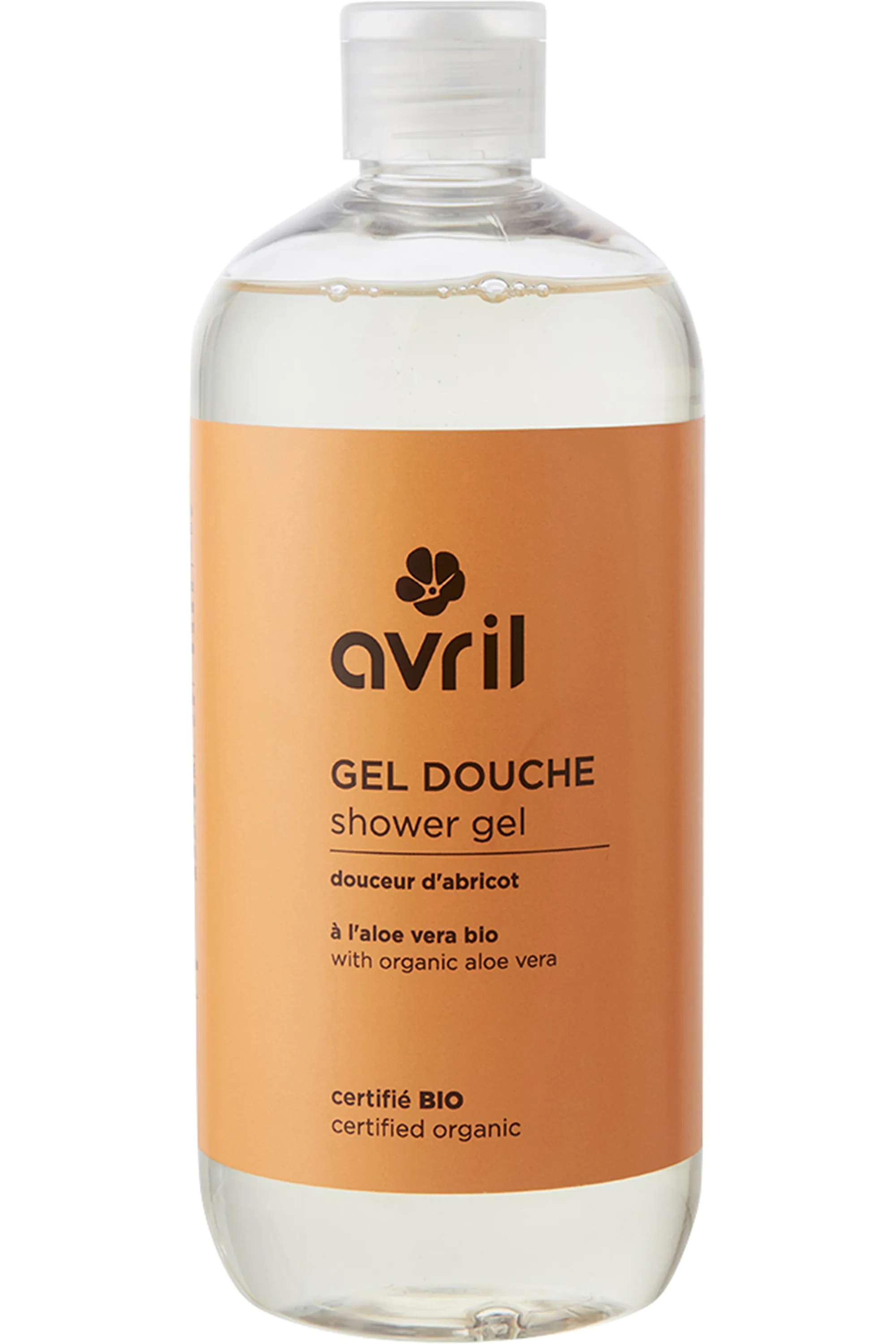 Avril Gel douche bio Coeur d’abricot-500 ml
