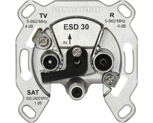 Kathrein ESD30 3-gaats stopcontact voor radio/TV/SAT