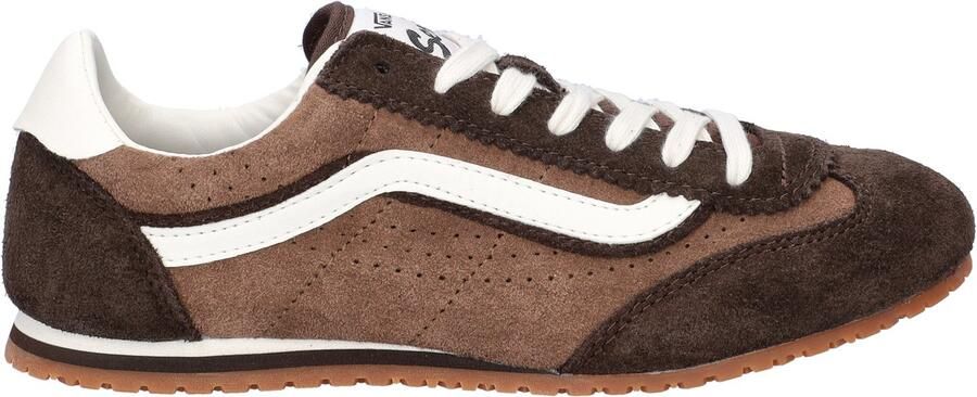 VANS Sneakers laag 'SUPER LOWPRO' bruin chocoladebruin wit