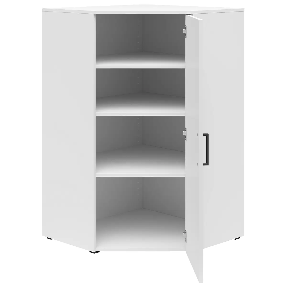 Eckschrank 1T Cabinet weiss