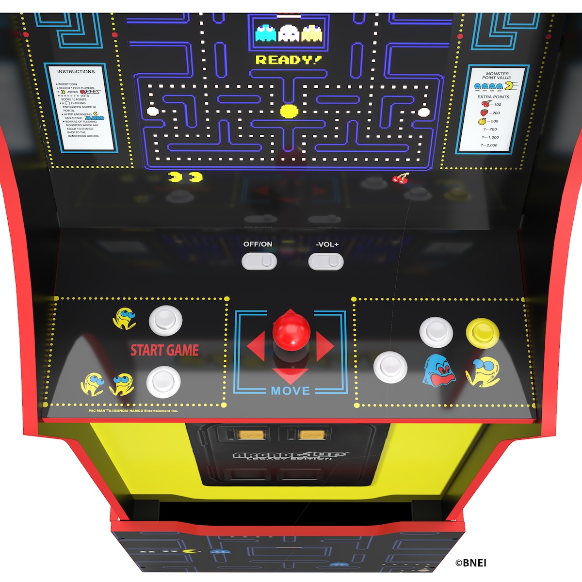 Arcade 1 UP Legacy Pacmania Bandai Namco spillkonsoll