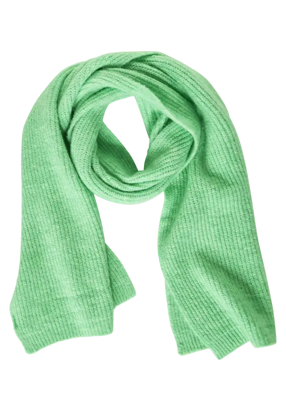 Langer Strickschal - fresh gentle green melange