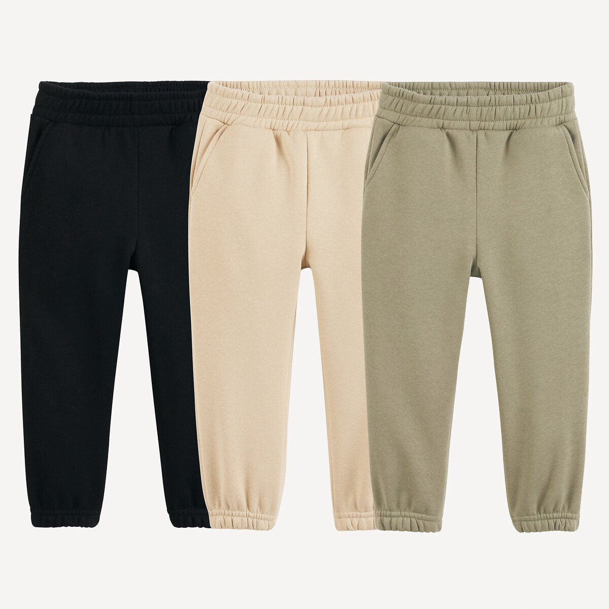 COLEÇÃO LA REDOUTE<br>Conjunto de 3 fatos de treino em fleece