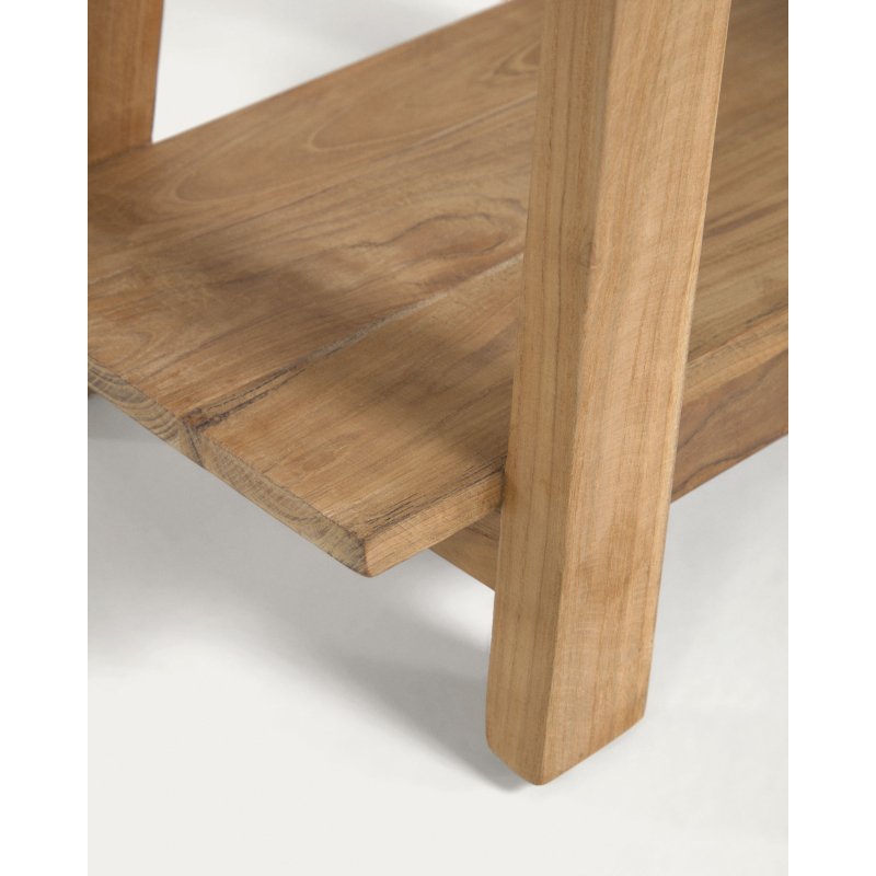 Repose-pieds Safara bois massif de tek recyclé 50 x 32 cm