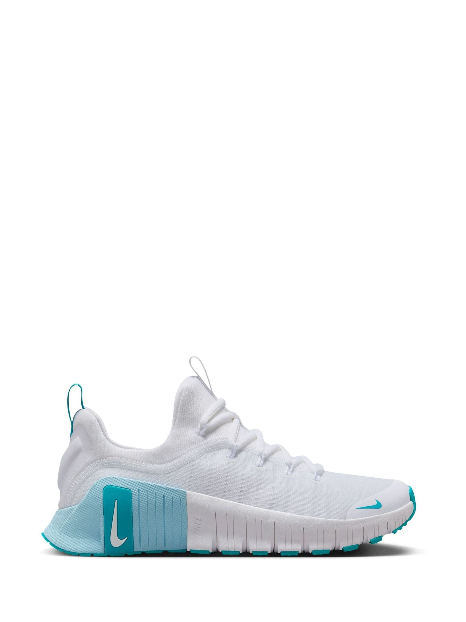 Wit blauwgroen - Nike Free Metcon 6 trainingsschoenen