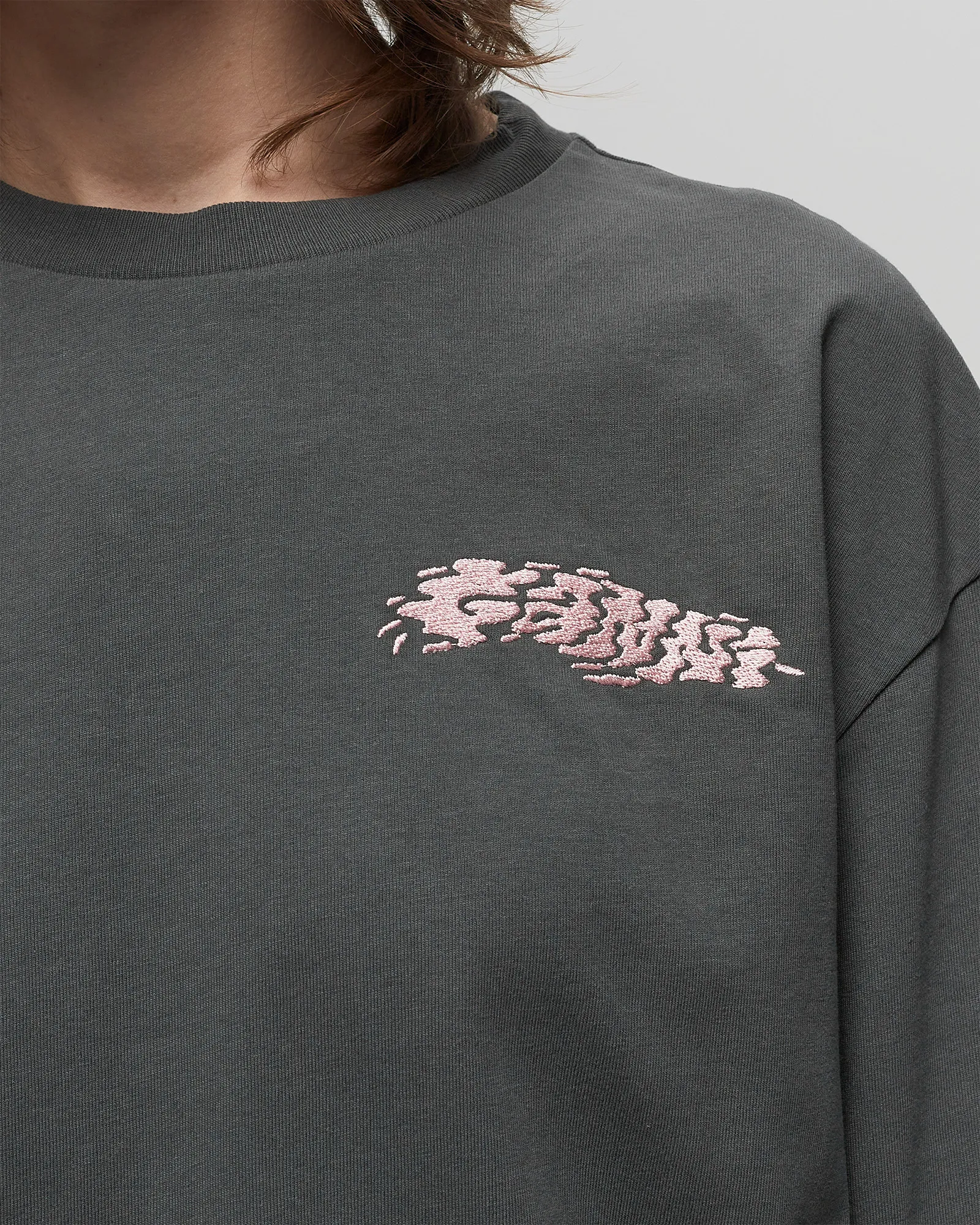 Camiseta de manga comprida Ganni Future Heavy Loveclub