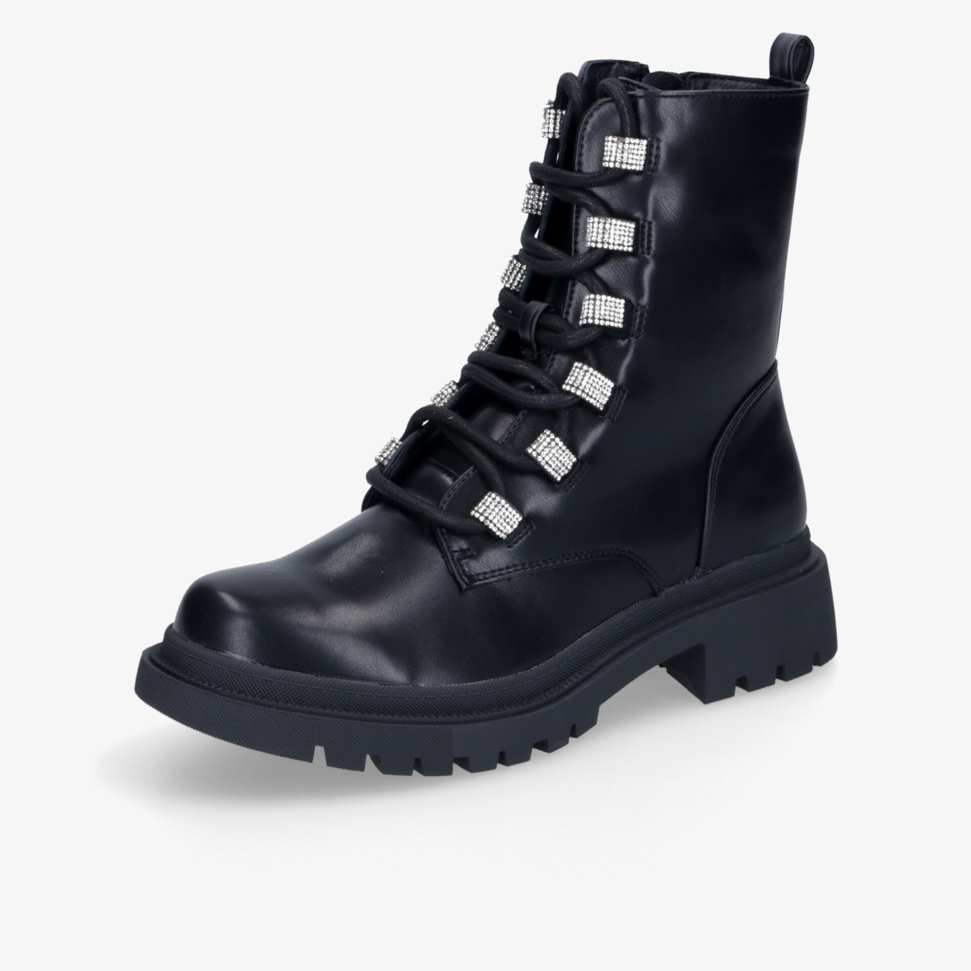 la strada Damen Schnürstiefeletten schwarz