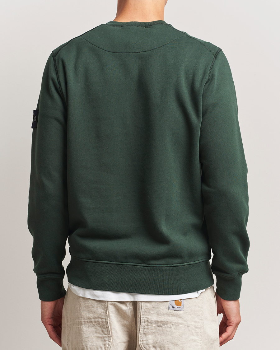 Stone Island Garment Dyed Fleece Sweatshirt Juniper
