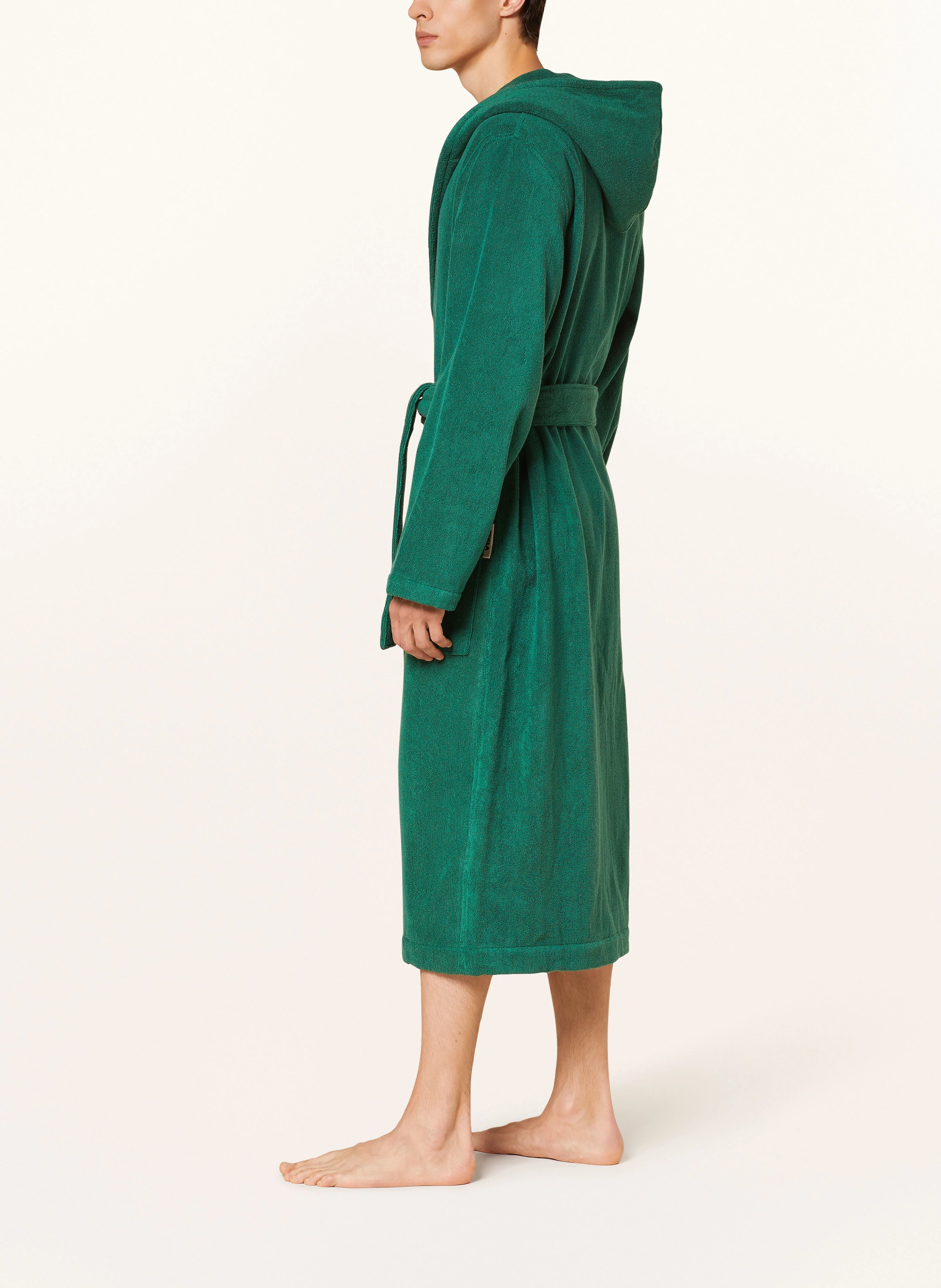 TEKLA Unisex-Bademantel TEAL mit Kapuze