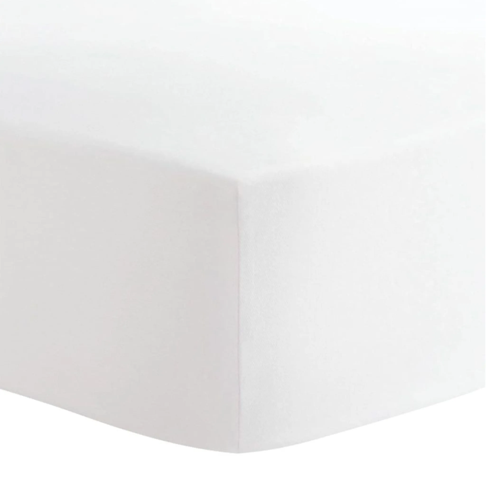 Perlimpinpin Drap Contour pour Lit de Bébé - Uni Blanc