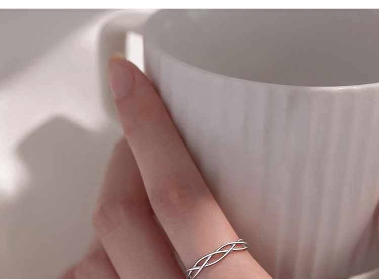 pexrl sieraden - Open ring met uitsparing