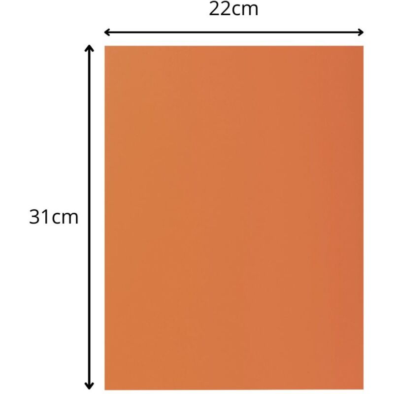 Chemise standard 210 g Exacompta Rock''s 24 x 32 cm havane - Paquet de 100