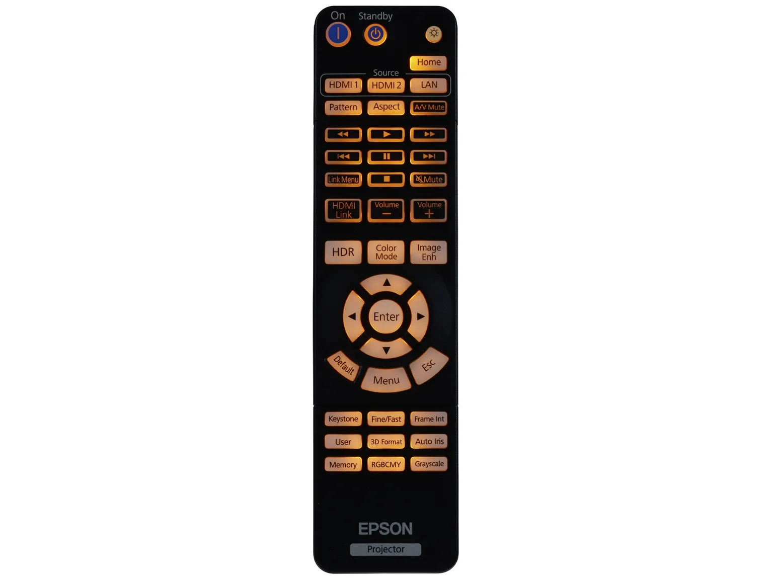 Epson EH-TW7000 - 3LCD-projektor - 3D - 3000 lumen (hvid) - 3000 lumen (farve) - 3840 x 2160 (2 x 1920 x 1080) - 16:9 - 4K - hvid