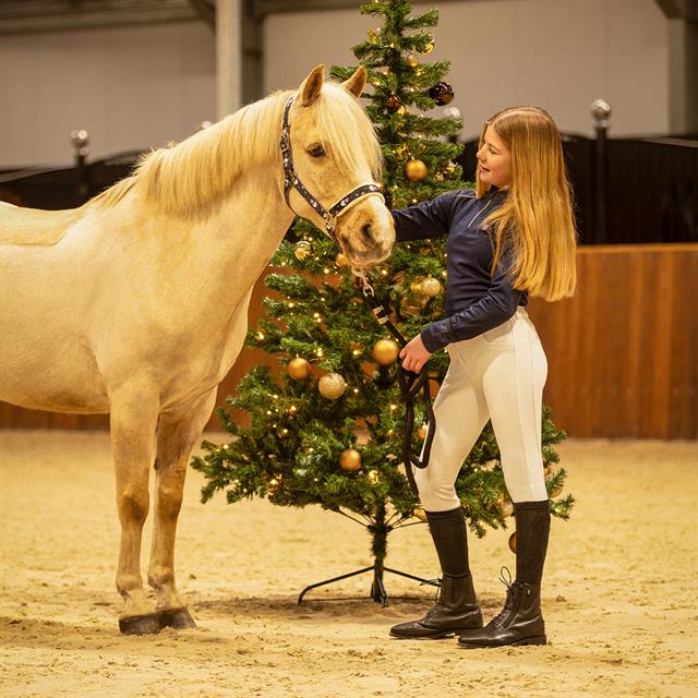 Halster QHP Kerst Sneeuwpop Donkerblauw