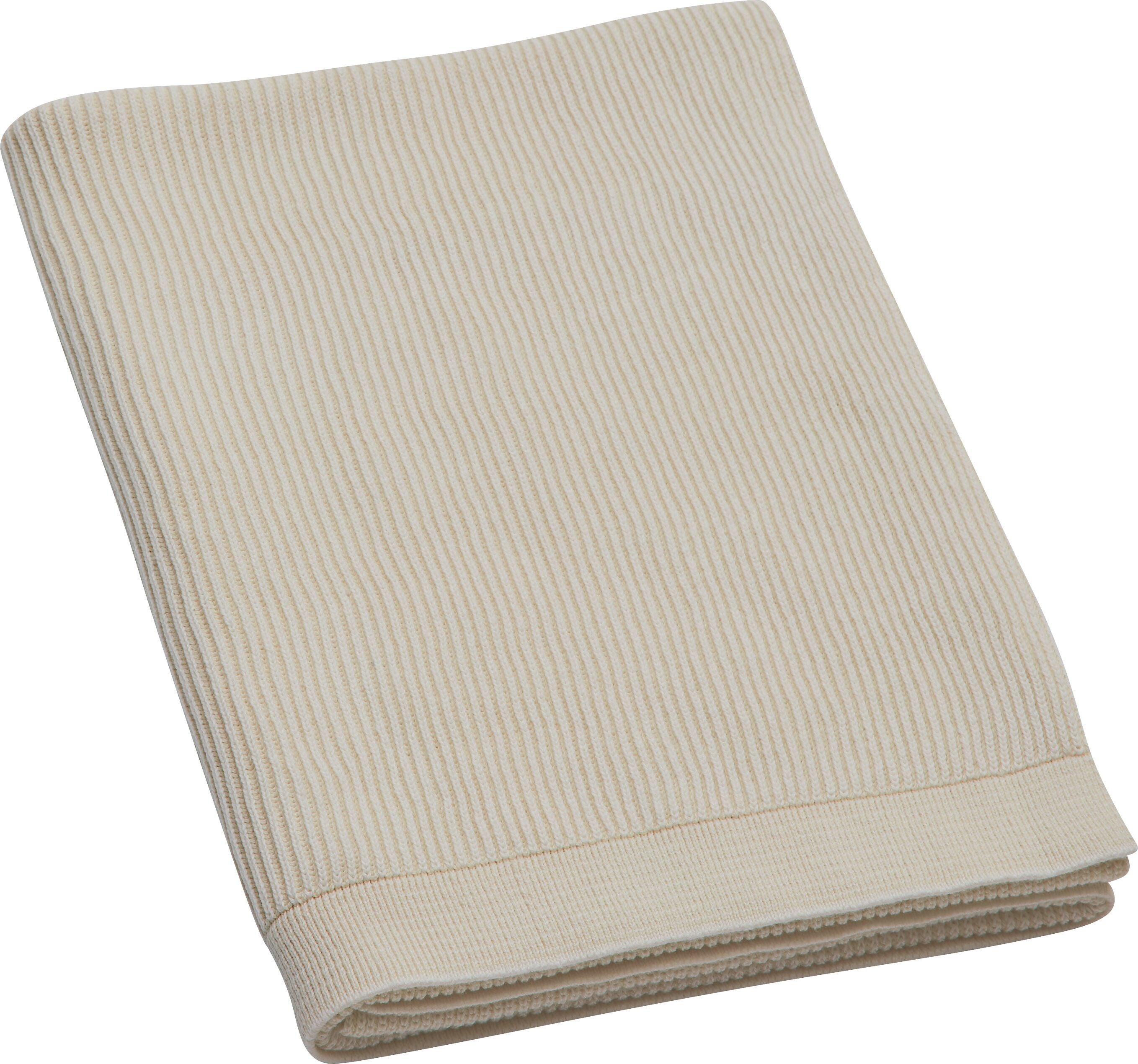 FEDERIC Decke - Beige / B: 75.0 cm x T: 100.0 cm
