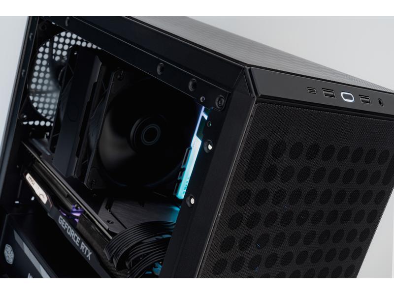 Cooler Master PC-Gehäuse Q300L V2 Schwarz Flexibel gestaltbarer Mini-Tower