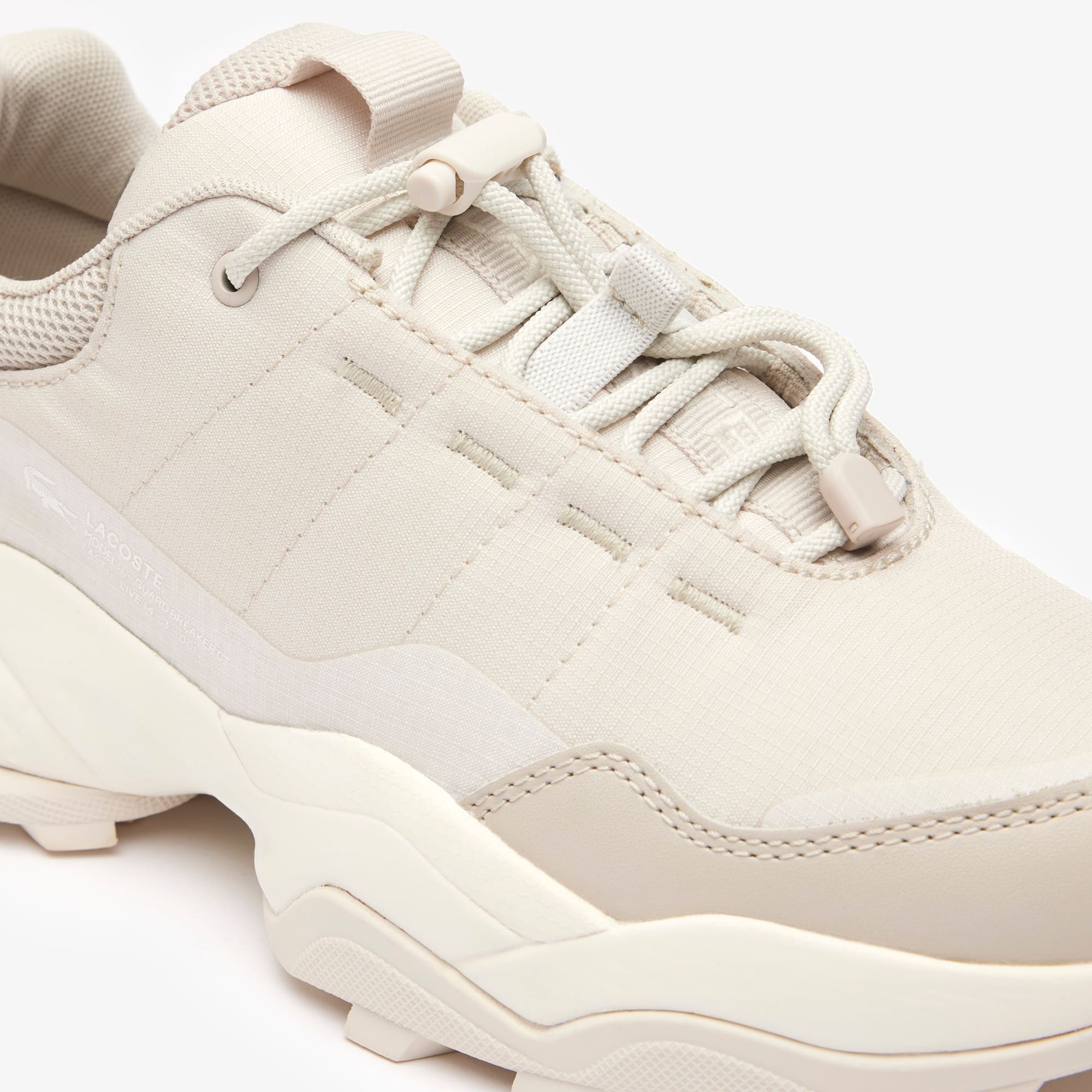 Sneaker Outdoor L-Guard Breaker CT femme en nylon ripstop Outdoor - Blanc - Lacoste - Femme