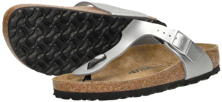 Birkenstock Gizeh zilver