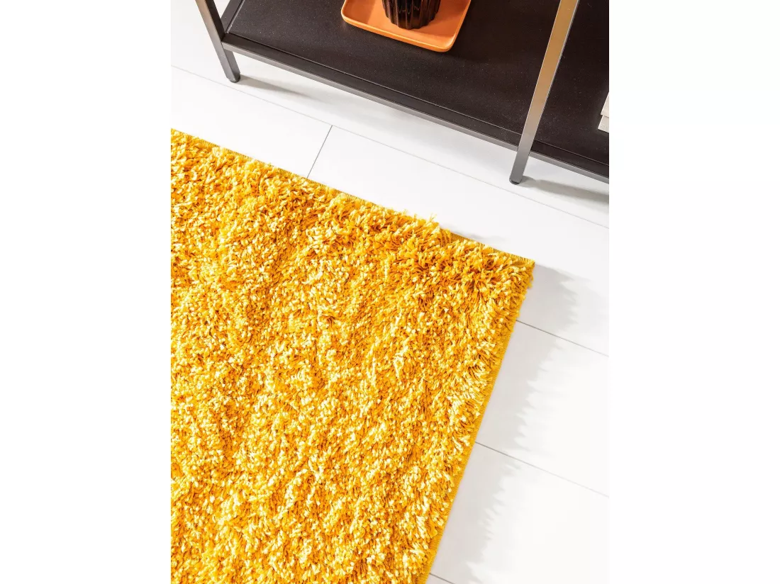 Tapis à poils longs Soho Jaune 60x120 cm