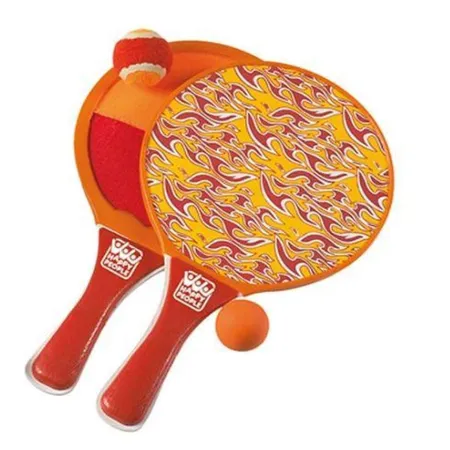 Happy People Beach-Klettballspiel, 2 in 1 Set, je 1 Ball, sortiert