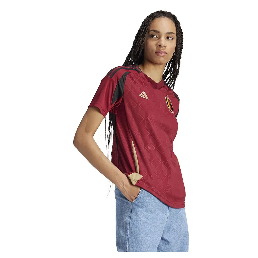 adidas Belgium 23/24 Heim Damen T-Shirt mit kurzen Ärmeln