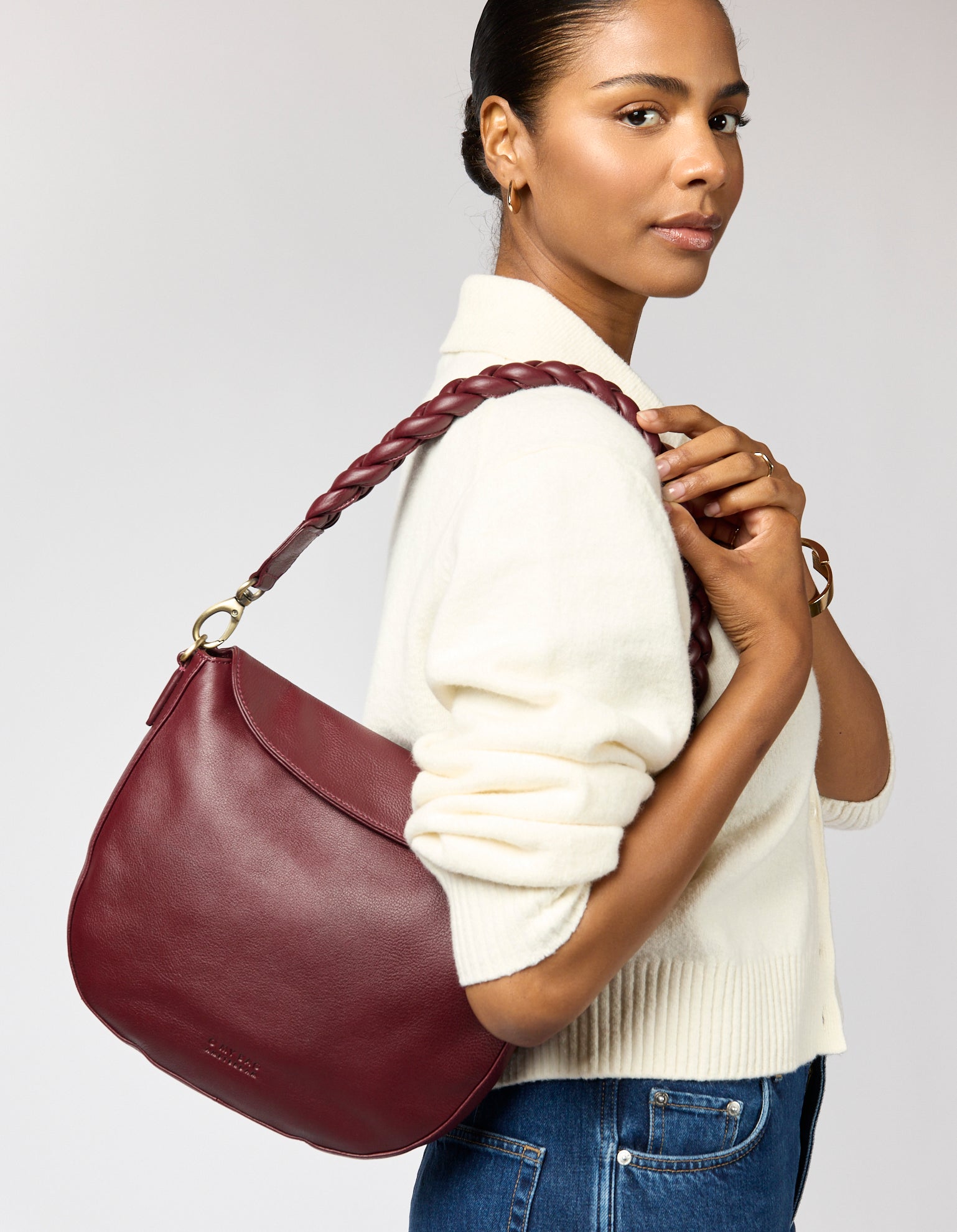 Lana - Dark Cherry Soft Grain