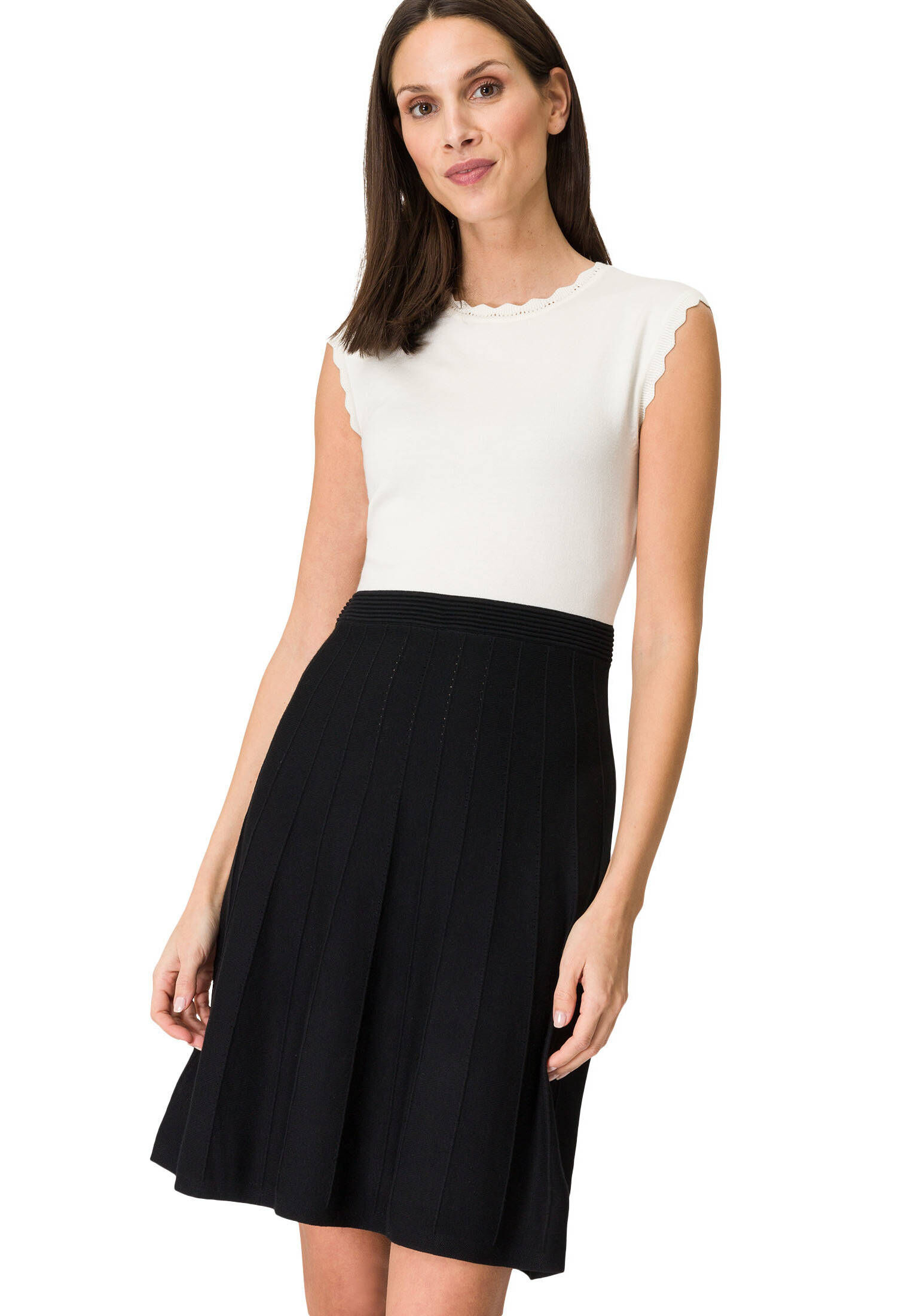 zero| Damen Strickkleid