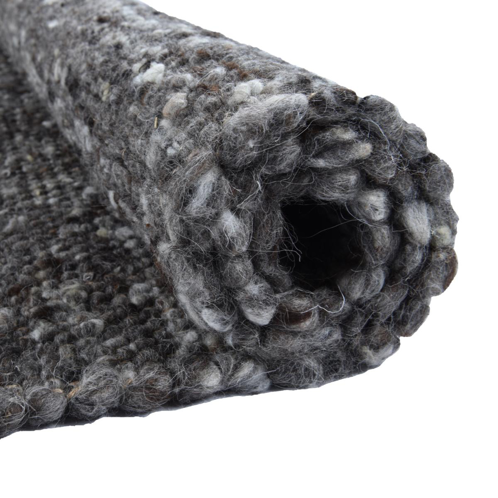 Teppich ALM-GLÜCK - grau multi - 60x90 cm