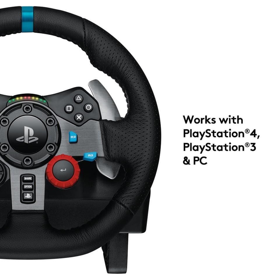 Logitech - G29 Driving Force PS3/PS4/PC - Bundle with F1 24 PS4