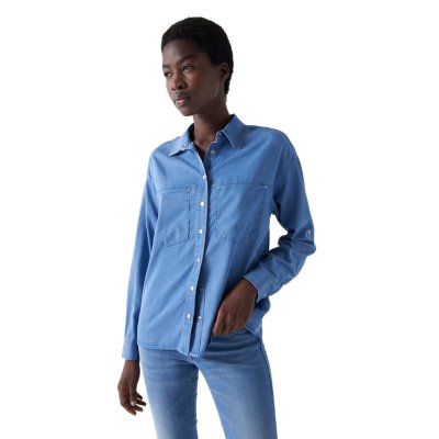 Chemise à manches longues femme Tencel SALSA