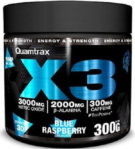 Quamtrax - X3 Pre-Workout - Tropical - 30 Servings
